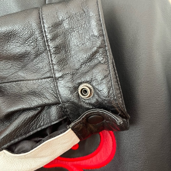 RARE Vintage Budweiser Wilsons Leather Chase Men’s Leather Jacket Size XL - Picture 8 of 9